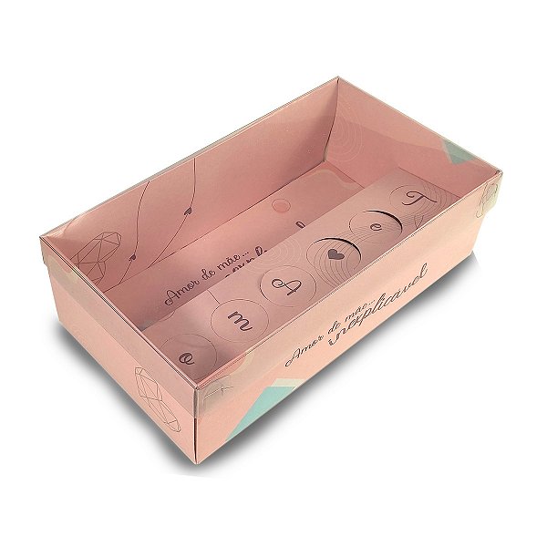 Caixa Mini Garrafa + 6 Doces Mãe Rosa - Com 10 unidades
