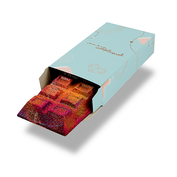 Caixa Barra De Chocolate G 300G Mãe Tiffany - Com 10 unidades