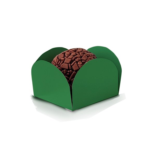 Forminha Pétala N5 Verde - 3x3 - Com 50 Unidades