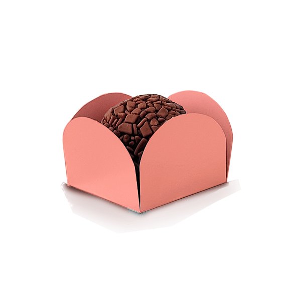 Forminha Pétala N5 Rosa Bebê - 3x3 - Com 50 Unidades