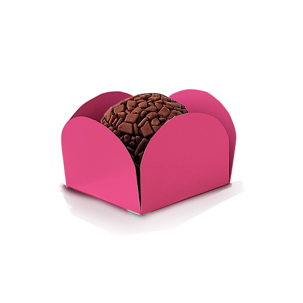 Forminha Pétala N5 Pink Barbie - 3x3 - Com 50 Unidades