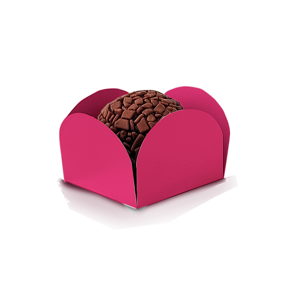 Forminha Pétala N5 Magenta - 3x3 - Com 50 Unidades