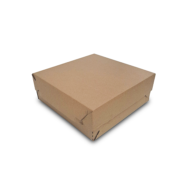 Caixa Colmeia 50 doces Kraft/Kraft - 23x23x8cm  com 1 unidade