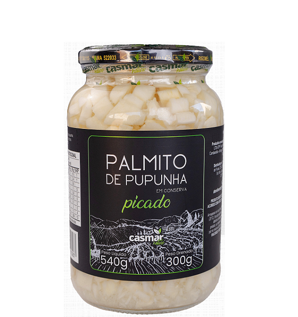 PALMITOS RODELA / TORETE / PICADO PUPUNHA 300gr DIRETO FABRICA