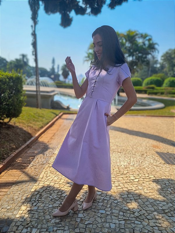Vestido Tulipa Lilac