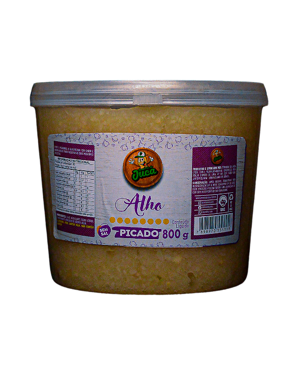 Alho Picado E.JUCA sem sal 800gr