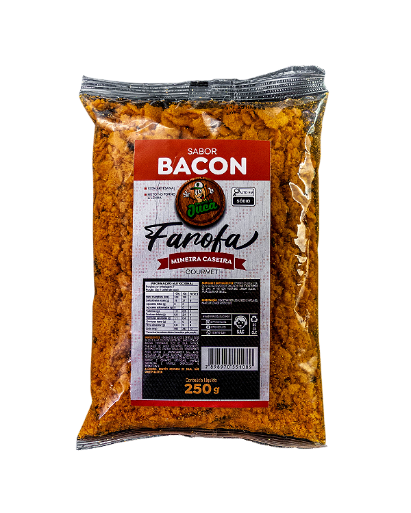 Farofa Mandioca Mineira E.JUCA Bacon 250gr