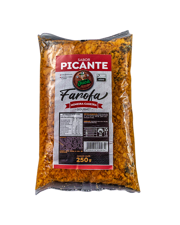 Farofa Mandioca Mineira E.JUCA Picante 250gr