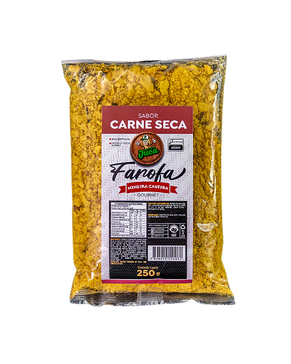 Farofa Mandioca Mineira  E.JUCA Carne Seca 250gr