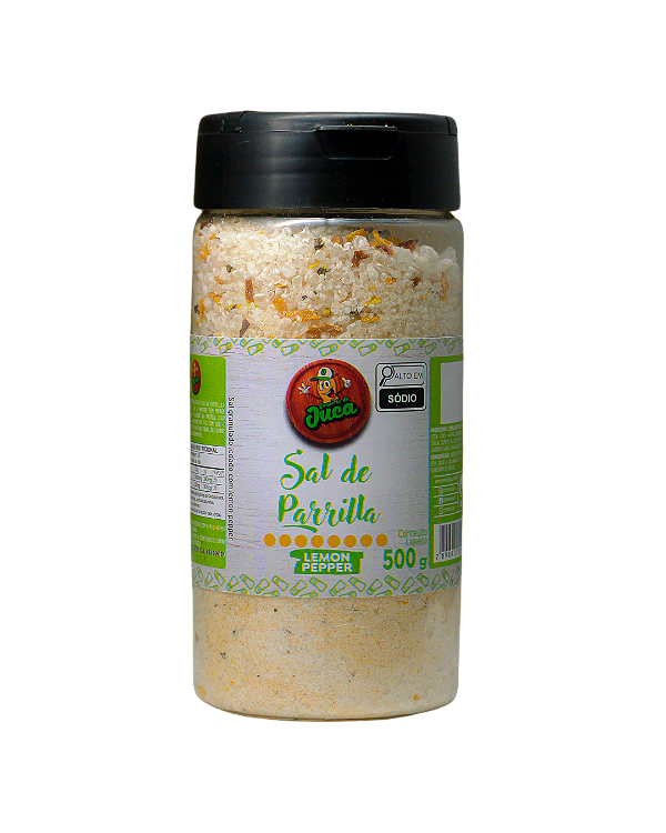 Sal Parrilla Lemon Pepper E.Juca 500gr