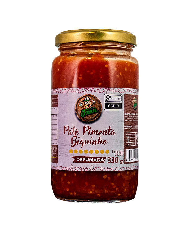 Patê de Pimenta Biquinho Defumado - 330gr