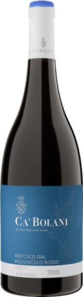 Ca'Bolani Refosco Dal Peduncolo Rosso Friuli Aquileia - Safra 2021 - Tinto Seco