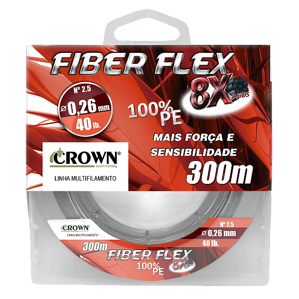 LINHA MULT. FIBER FLEX 8X 0,60MM 300M