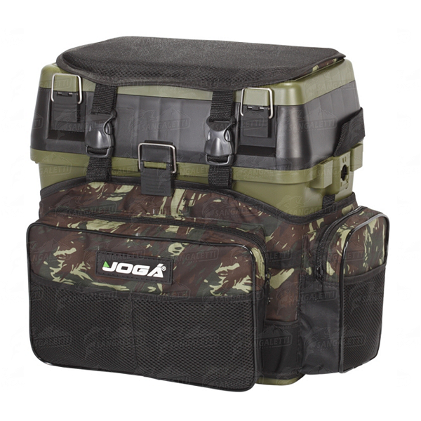 MOCHILA PARA PESCA FISHING BOX CAMUFLADO RÍGIDA BANCO