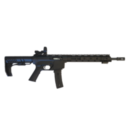 RIFLE CBC DELTA .22LR 14.5" OXIDADO – CORONHA PRETA