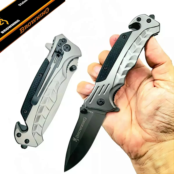 Canivete Tático Dobrável Browning Fa46