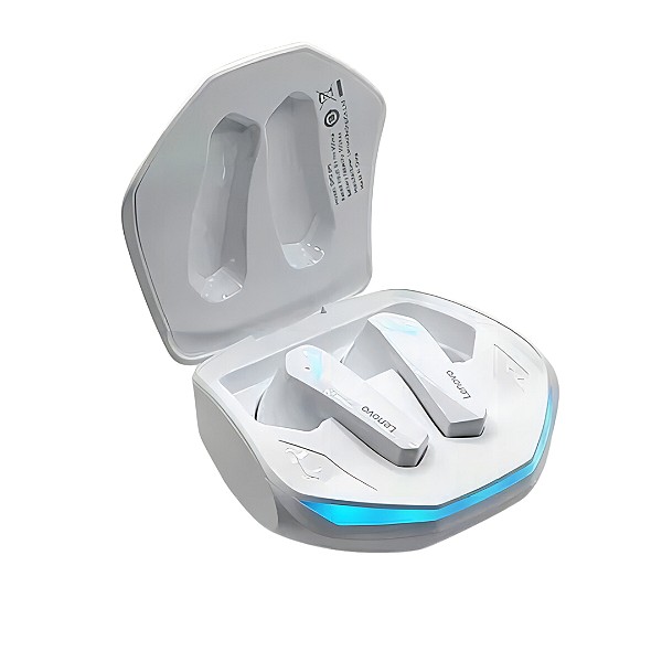 Fone Bluetooth Lenovo GM2 Pro - BRANCO