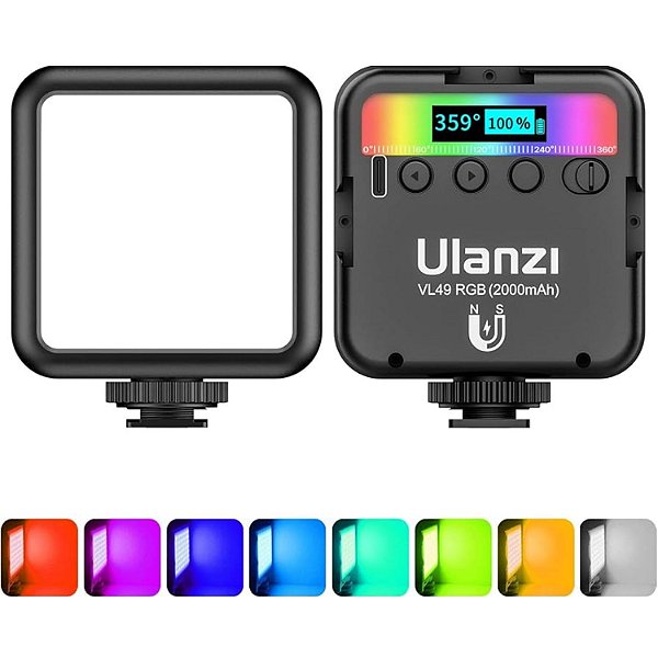 Led portátil para fotos Ulanzi VL49 RGB