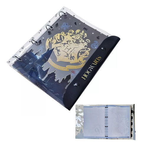 Fichário Pvc Cristal Universitário Harry Potter - 4566 - Dac