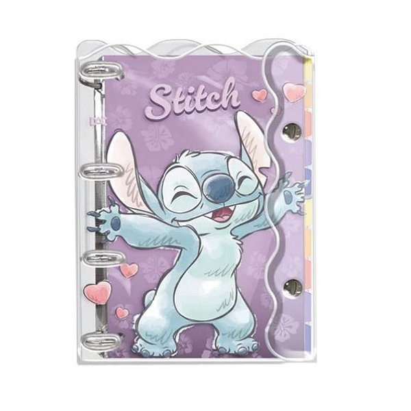 Fichário Stitch Universitário 144 Folhas - Dac
