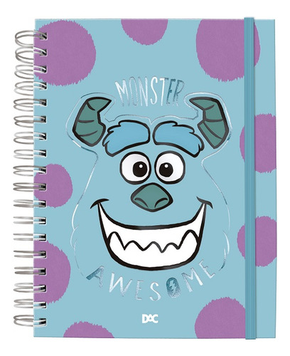 Caderno Smart Inteligente Folha Reposicionável Monstros S.a