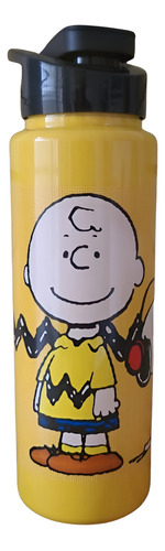 Garrafa Água Squeeze Snoopy Esportiva Escolar Bandeirante