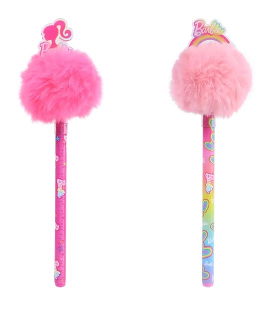 Caneta Gel Pompom Barbie