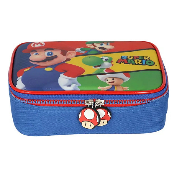 Estojo Box Escolar Mario Bros EI42554mo Luxcel