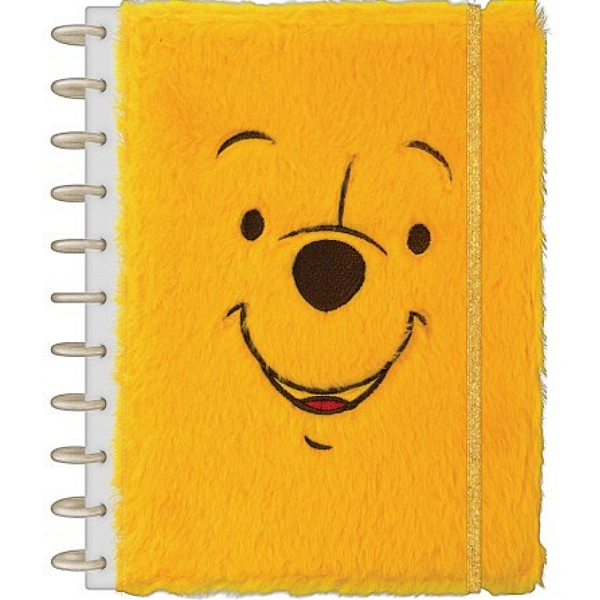 Caderno Tilidisco Universitário 10 Matérias Pooh Pelúcia 160 Folhas