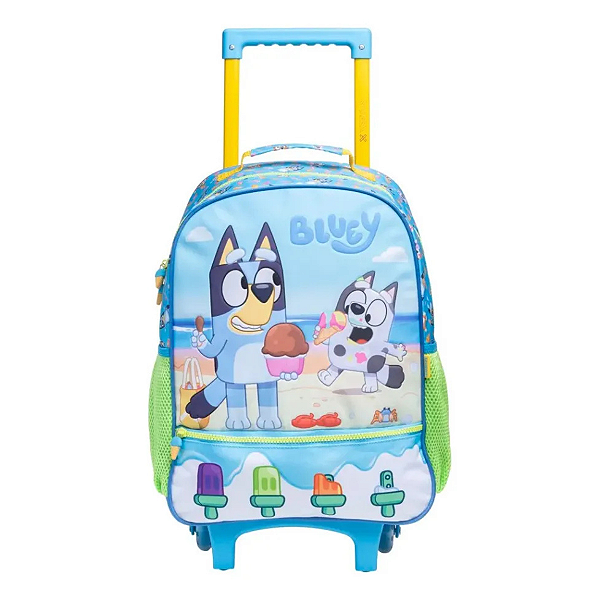 Mochila Rodinhas Escolar Tamanho 14 M Bluey X 15541 - Xeryus
