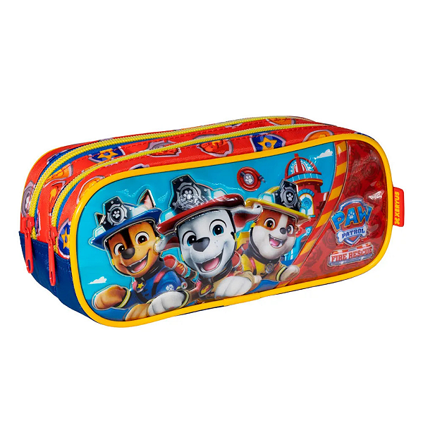 Estojo Duplo Escolar Patrulha 15296