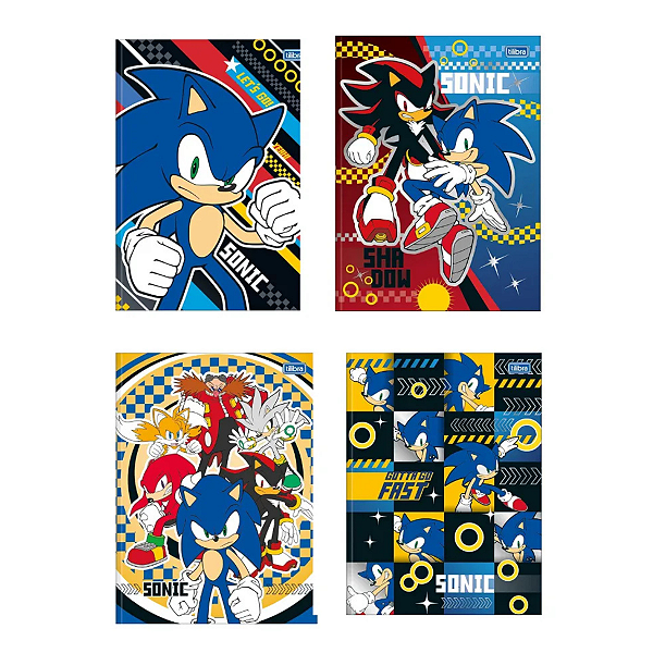Caderno Espiral Capa Dura Universitário 1 Mat Sonic 80 Folhas