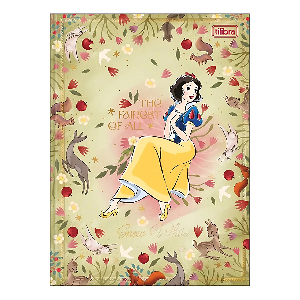 Caderno Brochura Colegial CD Branca De Neve 80fls Tilibra