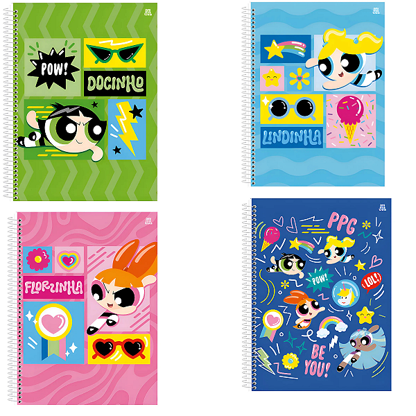 Cad. Univ. 1x1 80 Fls Animativa - Meninas S. Poderosas 5 Multicolorido