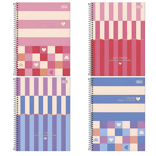 Caderno 10x1 Capa Dura Melrose 160fls Pct.c/1