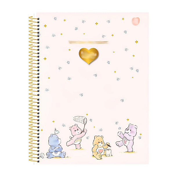 Caderno Colegial 10 Mat 160fls Ursinhos Carinhos C Animativa