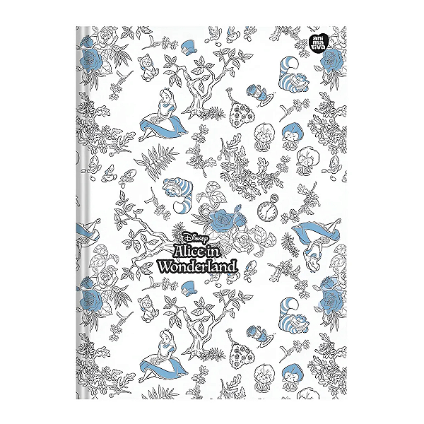 Caderno Brochurão 80fls Disney Alice Animativa