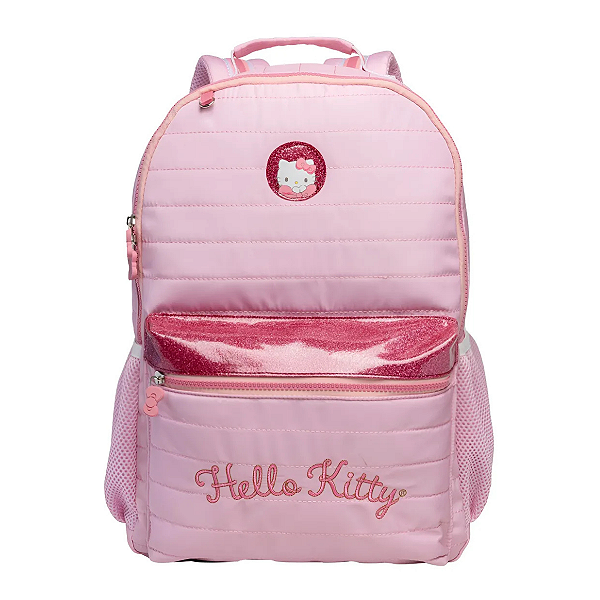 Mochila 17 Hello Kitty Teen Puffer Glitter 15440 Xeryus