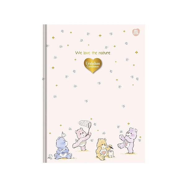 CADERNO COSTURADO COL CAPA DURA 160F URSINHOS CARINHOSOS
