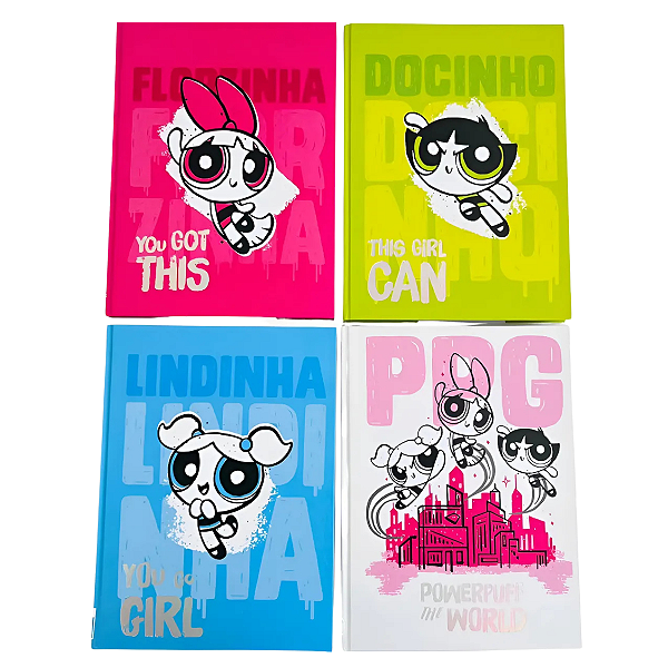 Caderno Brochura Colegial Meninas Super Poderosas 160fls