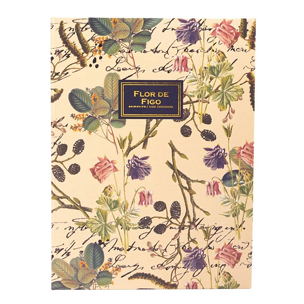 Caderno Flor De Figo 200 Folhas Dani Fernandes E Animativa - Multicolorido