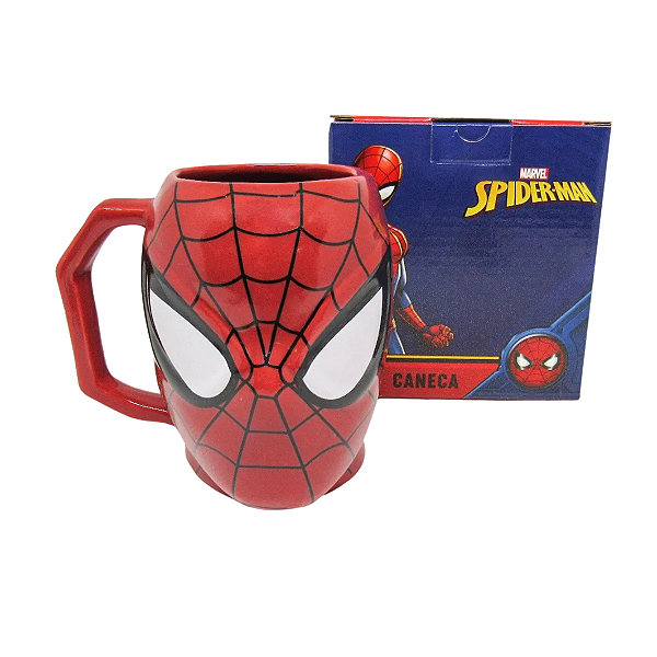 Caneca 3d Porcelana Homem Aranha Marvel Zonacriativa Oficial