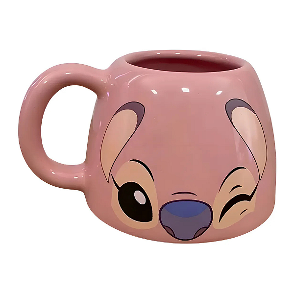 Caneca Ornamento Decorativo Angel Stitch Zonacriativa 450ml