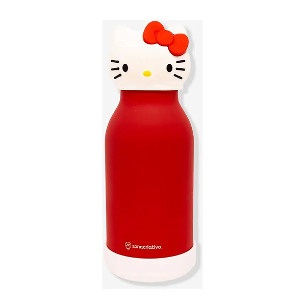 Garrafa Térmica Hello Kitty Funny C/ Tampa 500ml Aço Inox