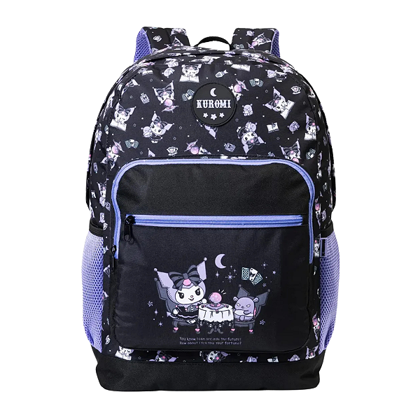 Mochila Feminina 17 Kuromi College Preto Escola - Xeryus