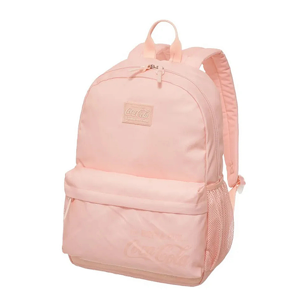 Mochila Escolar Notebook  Costas Coca-Cola  Rosa