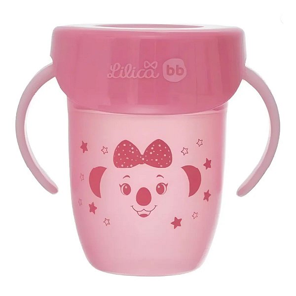 Copo de Treinamento 360º Antivazamento Lilica Ripilica– 220ml