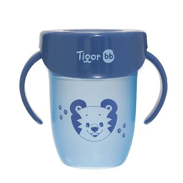 Copo de Treinamento 360º Antivazamento Tigor– 220ml