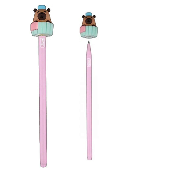 Caneta Esferográfica 0.7mm Preta Capyclub  - Sortida Tilibra