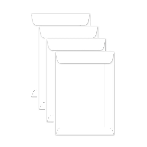 Kit C/50 envelope Branco  200mm X 280mm 90gr